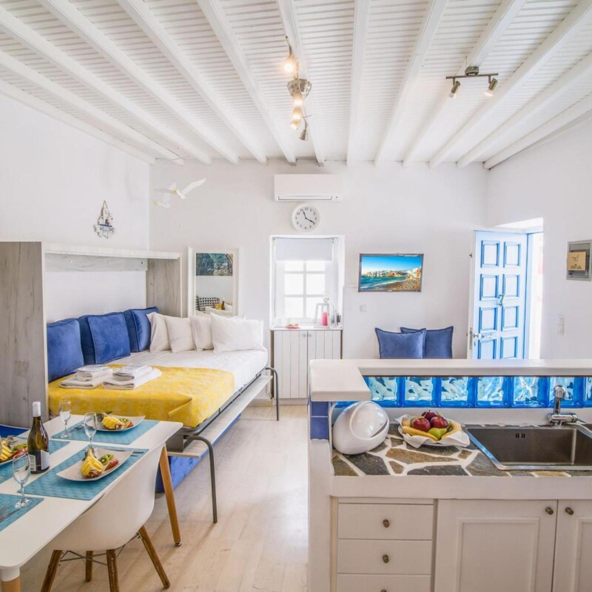 Appartamento Like A White Seagull In Mykonos! Mykonos Town Esterno foto